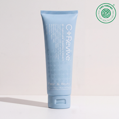 CelRiv B-Restore Barrier Cream 100g tube with EWG Verified badge